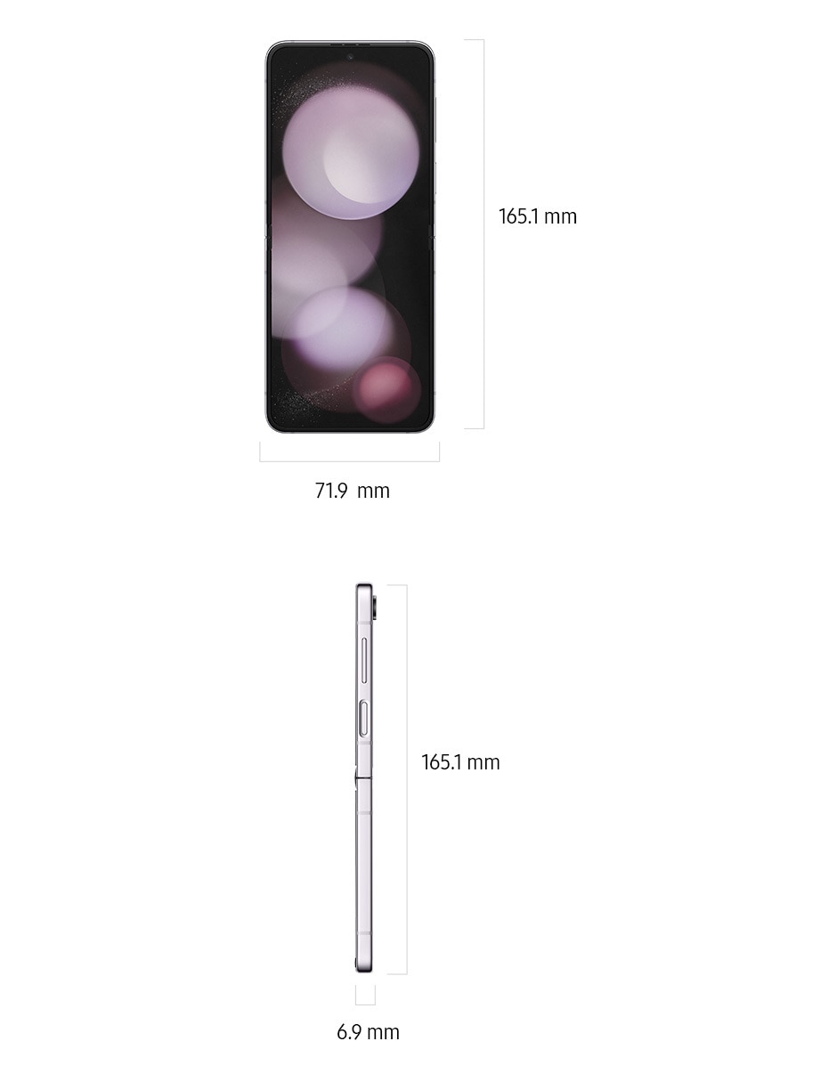 Galaxy Z Flip5 Dynamic AMOLED 2X 6.7 pulgadas