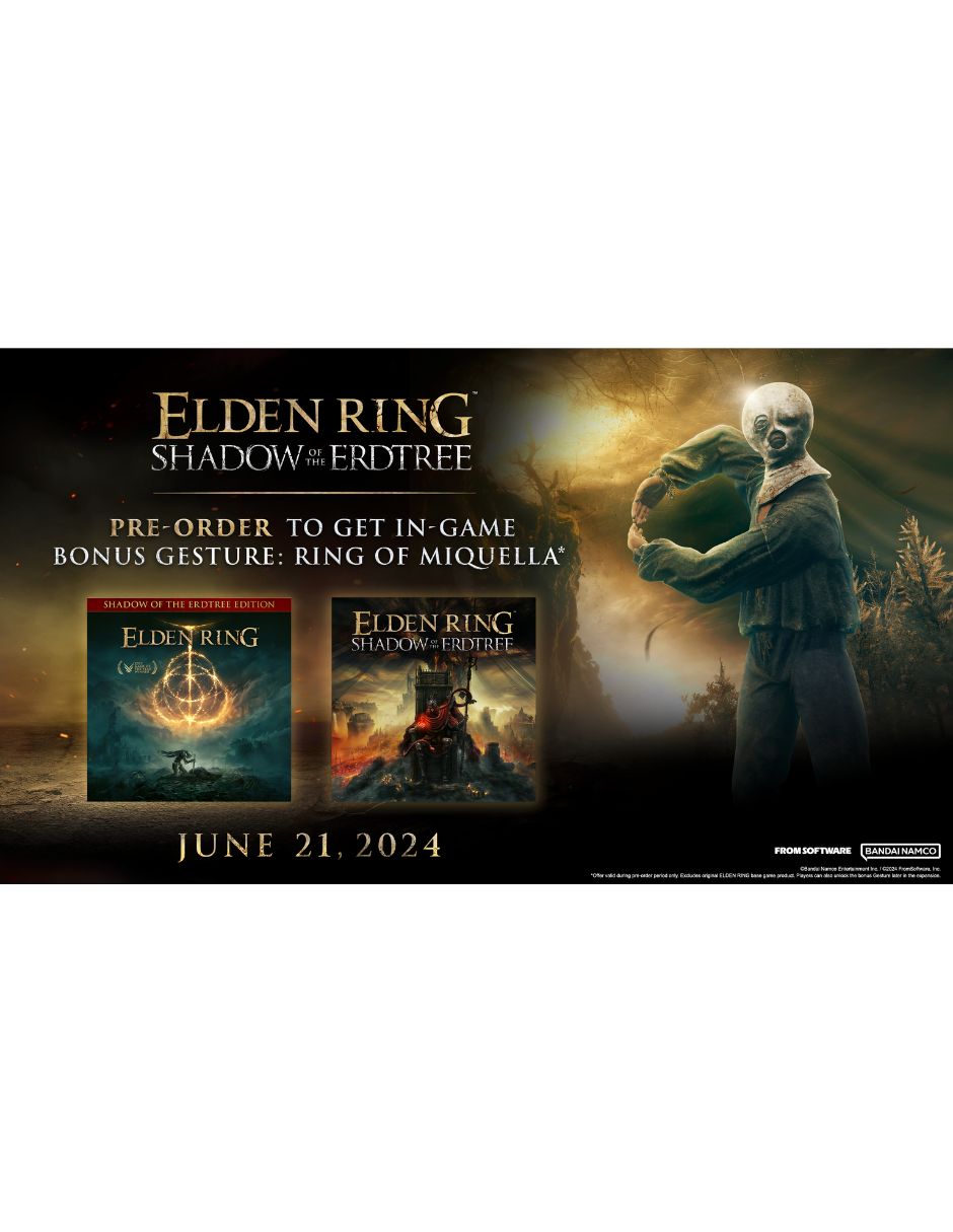 Elden Ring Shadow Of The Erdtree especial para PS5