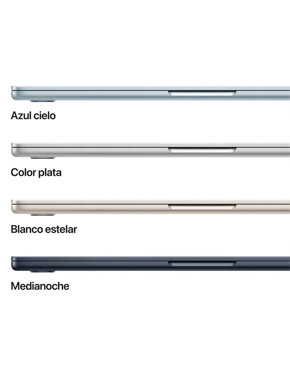 MacBook Air 13 pulgadas Chip M5 16 GB RAM 512 GB SSD Medianoche