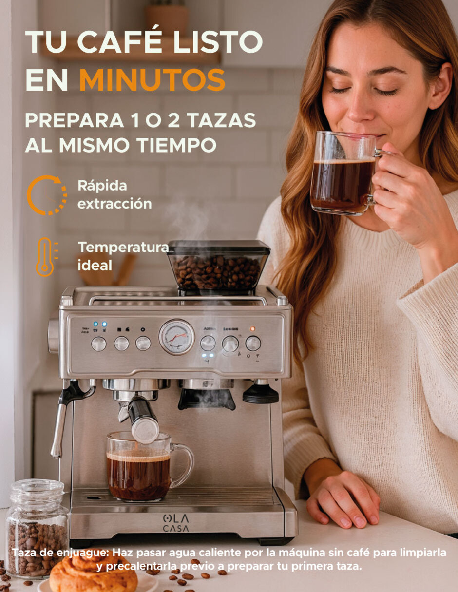 Cafetera con molino cafetera expresó cafetera con molino