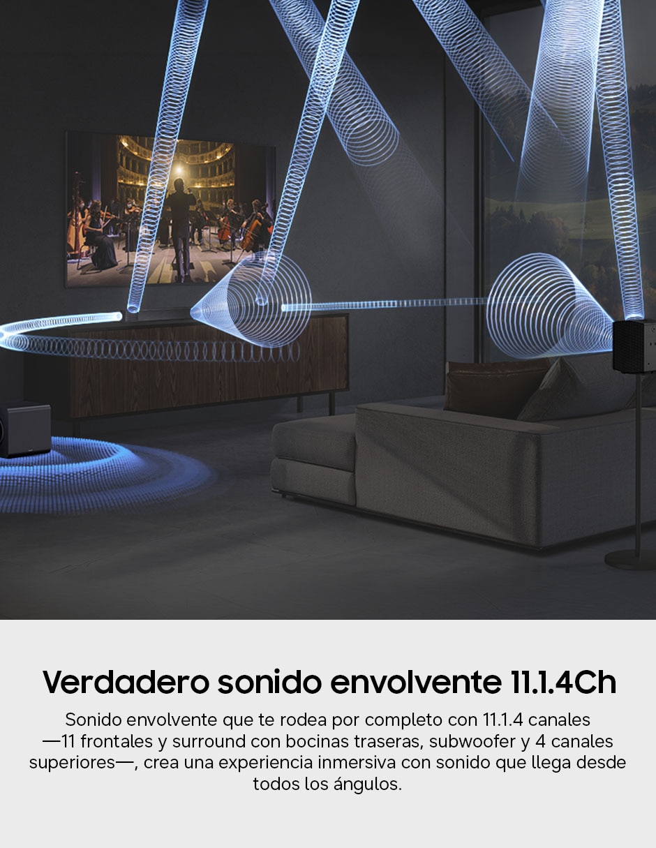 Barra de sonido hw-q990h/zx con subwoofer