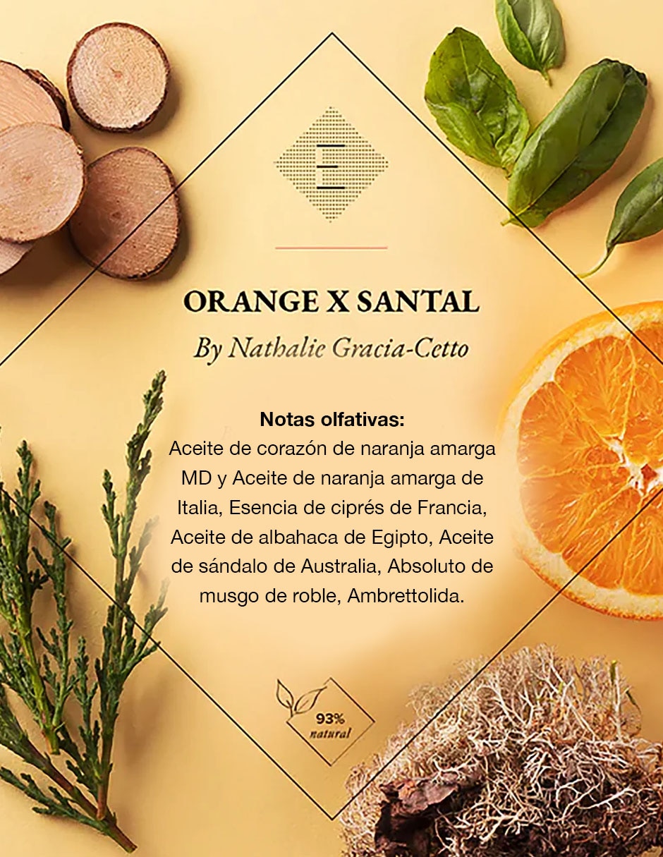 Eau de parfum orange x santal unisex
