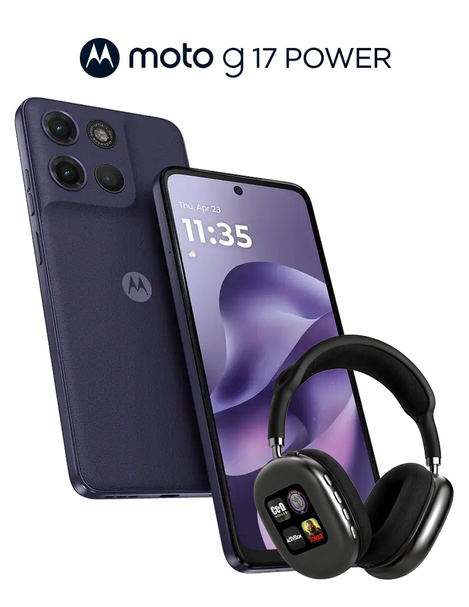 moto g17 power +audífonos lcd 6.7 pulgadas desbloqueado
