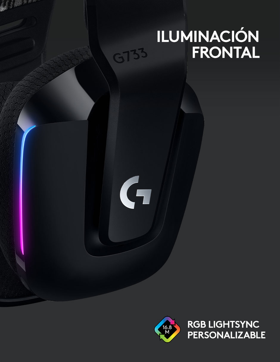 Audífonos Inalámbricos G733 negro