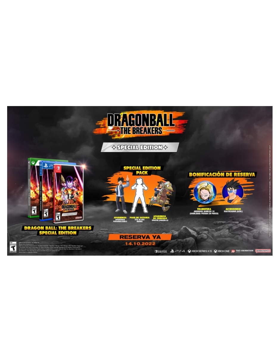 Dragon Ball: The Breakers especial para Xbox One