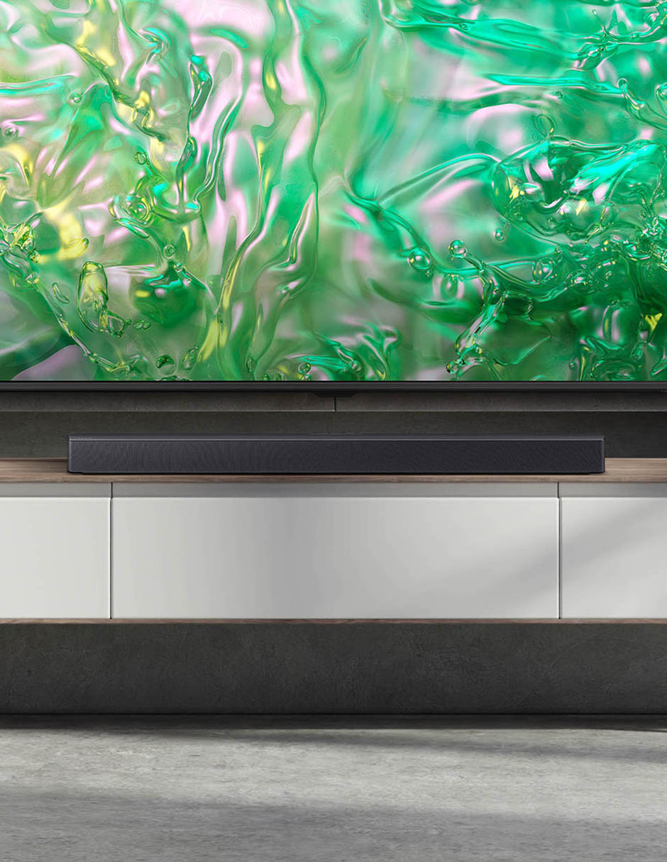 Barra de sonido hw-b450f/zx con subwoofer